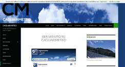 Desktop Screenshot of cagliarimeteo.it